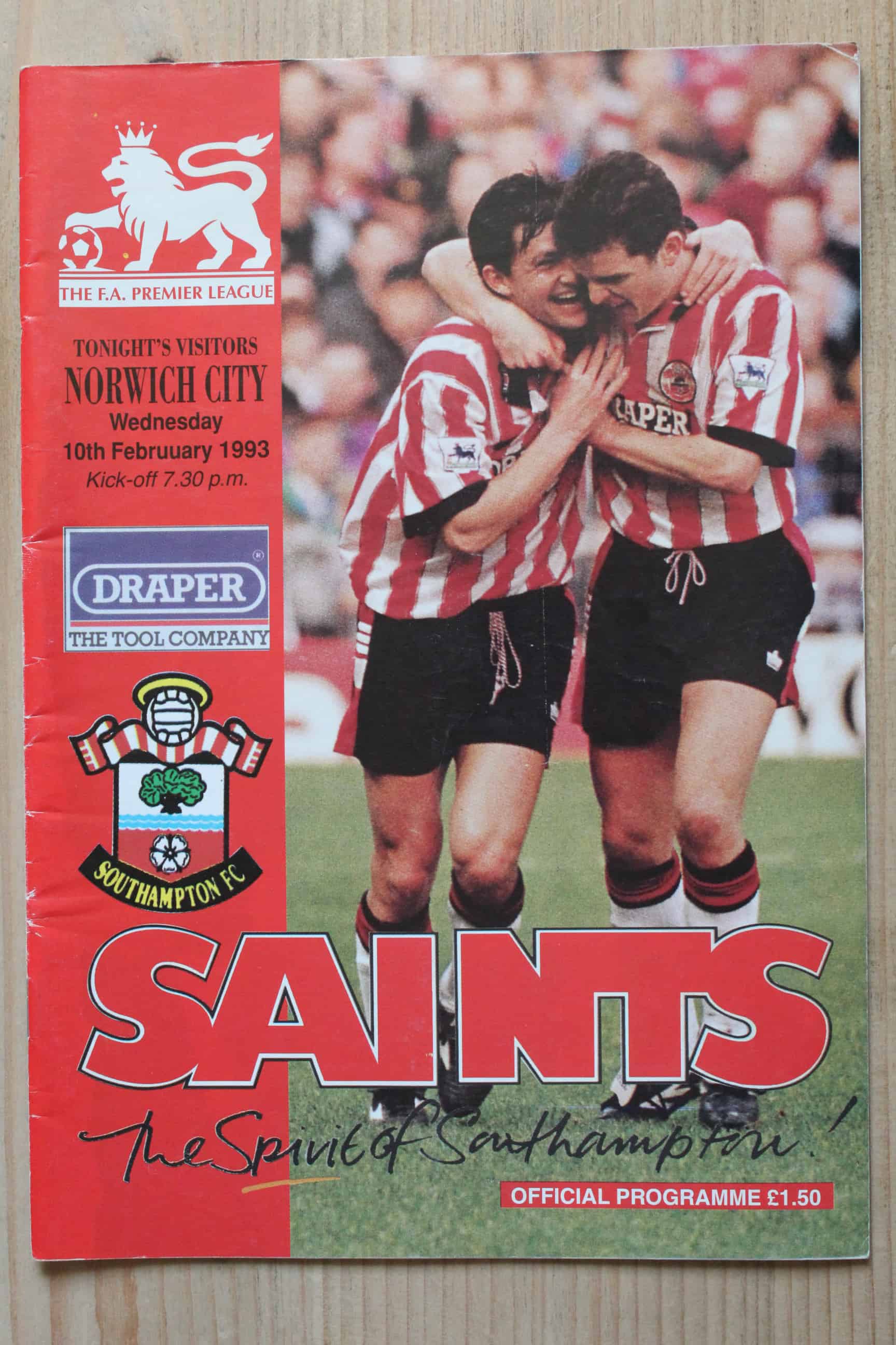 Southampton FC v Norwich City FC